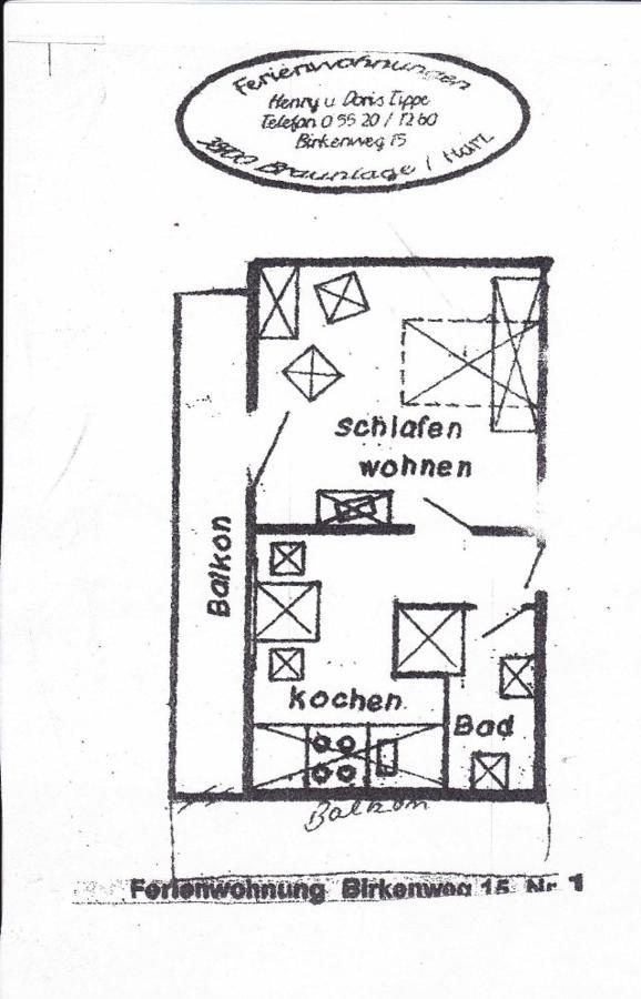 Ferienwohnung Haus Tippe Braunlage Exterior foto